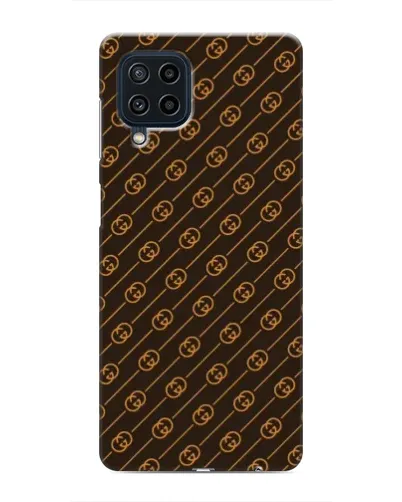 Чехол для Samsung Galaxy M32 с картинкой «Gucci — золотые диагонали» Чехол для Samsung Galaxy M32 с картинкой «Gucci — золотые диагонали»