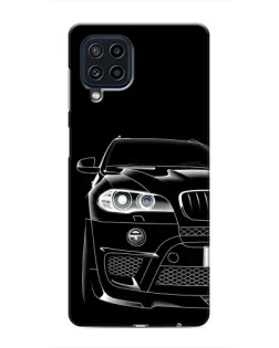 Чехол для Samsung Galaxy M32 с картинкой «Темный силуэт BMW»