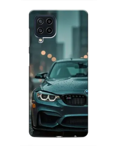 Чехол для Samsung Galaxy M32 с картинкой «BMW в огнях города»