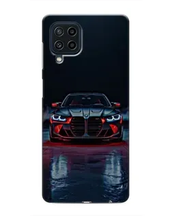 Чехол для Samsung Galaxy M32 с картинкой «BMW на мокрой дороге»