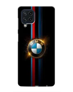 Чехол для Samsung Galaxy M32 с картинкой «BMW M-Power неон»