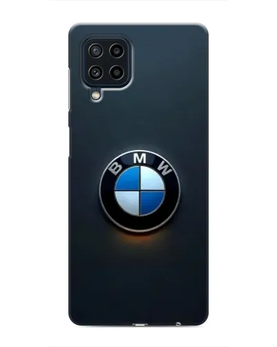 Чехол для Samsung Galaxy M32 с картинкой «Логотип BMW — минимализм»