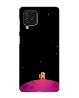 Чехол для Samsung Galaxy M32 с картинкой «Одинокий герой на планете» Чехол для Samsung Galaxy M32 с картинкой «Одинокий герой на планете»