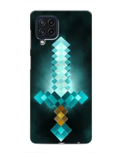 Чехол для Samsung Galaxy M32 с картинкой «Алмазный меч неон» Чехол для Samsung Galaxy M32 с картинкой «Алмазный меч неон»
