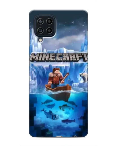 Чехол для Samsung Galaxy M32 с картинкой «Minecraft ледяной мир» Чехол для Samsung Galaxy M32 с картинкой «Minecraft ледяной мир»