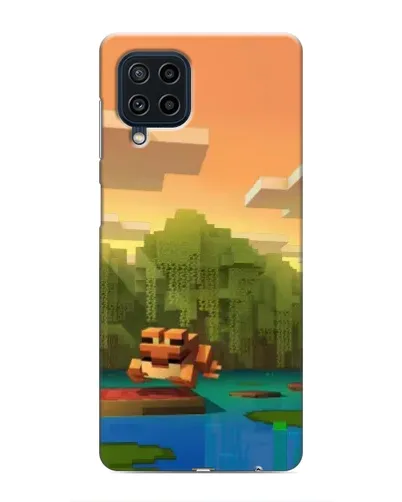 Чехол для Samsung Galaxy M32 с картинкой «Майнкрафт закат солнца» Чехол для Samsung Galaxy M32 с картинкой «Майнкрафт закат солнца»