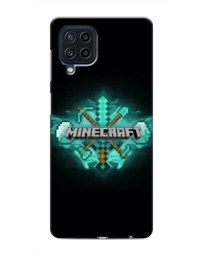 Чехол для Samsung Galaxy M32 с картинкой «Minecraft Diamond лого» Чехол для Samsung Galaxy M32 с картинкой «Minecraft Diamond лого»