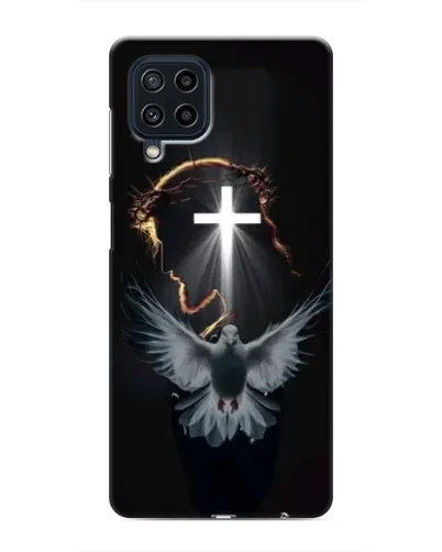 Чехол для Samsung Galaxy M32 с картинкой «Голубь и Свет»