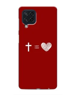 Чехол для Samsung Galaxy M32 с картинкой «Уравнение любви» Чехол для Samsung Galaxy M32 с картинкой «Уравнение любви»