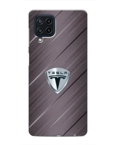 Чехол для Samsung Galaxy M32 с картинкой «Металлическая текстура Tesla» Чехол для Samsung Galaxy M32 с картинкой «Металлическая текстура Tesla»