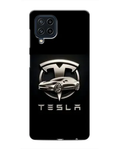 Чехол для Samsung Galaxy M32 с картинкой «Tesla — серебристое авто» Чехол для Samsung Galaxy M32 с картинкой «Tesla — серебристое авто»