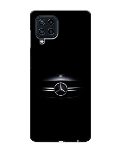 Чехол для Samsung Galaxy M32 с картинкой «Mercedes — абстрактные линии»
