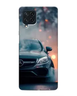 Чехол для Samsung Galaxy M32 с картинкой «Mercedes — ночной город» Чехол для Samsung Galaxy M32 с картинкой «Mercedes — ночной город»