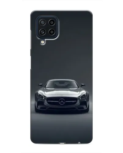 Чехол для Samsung Galaxy M32 с картинкой «Mercedes на черном»