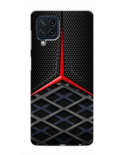 Чехол для Samsung Galaxy M32 с картинкой «Mercedes Carbon Grid»