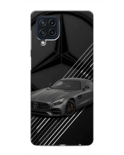 Чехол для Samsung Galaxy M32 с картинкой «Mercedes AMG — графика»