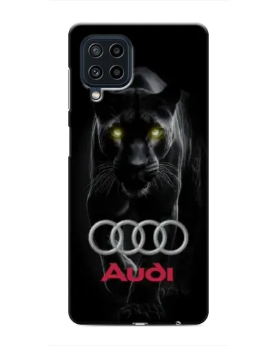 Чехол для Samsung Galaxy M32 с картинкой «Пантера и Audi» Чехол для Samsung Galaxy M32 с картинкой «Пантера и Audi»