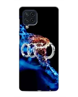 Чехол для Samsung Galaxy M32 с картинкой «Энергия лого Audi»