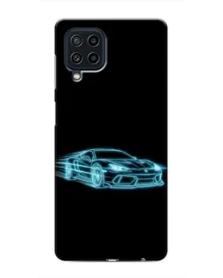 Чехол для Samsung Galaxy M32 с картинкой «Неоновый контур Lamborghini» Чехол для Samsung Galaxy M32 с картинкой «Неоновый контур Lamborghini»