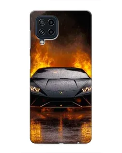 Чехол для Samsung Galaxy M32 с картинкой «Lamborghini в огне» Чехол для Samsung Galaxy M32 с картинкой «Lamborghini в огне»