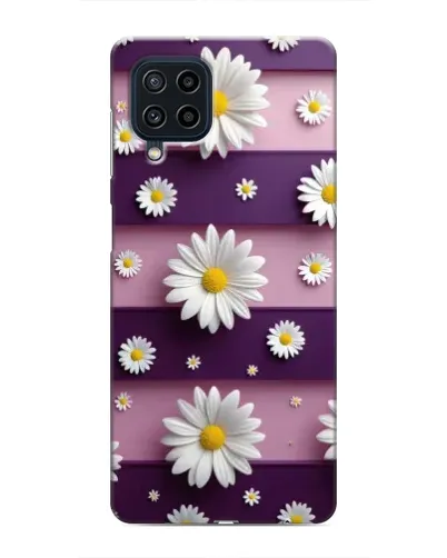 Чехол для Samsung Galaxy M32 с картинкой «Ромашки на фиолетовом» Чехол для Samsung Galaxy M32 с картинкой «Ромашки на фиолетовом»