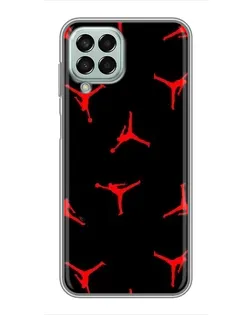 Чехол для Samsung Galaxy M33 (5G) (M336B) с картинкой «Jordan Red Pattern» Чехол для Samsung Galaxy M33 (5G) (M336B) с картинкой «Jordan Red Pattern»