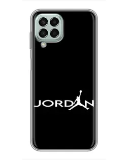 Чехол для Samsung Galaxy M33 (5G) (M336B) с картинкой «Jordan White Logo» Чехол для Samsung Galaxy M33 (5G) (M336B) с картинкой «Jordan White Logo»