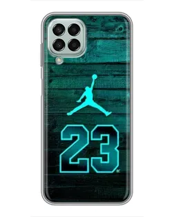 Чехол для Samsung Galaxy M33 (5G) (M336B) с картинкой «Jordan Cyan 23» Чехол для Samsung Galaxy M33 (5G) (M336B) с картинкой «Jordan Cyan 23»