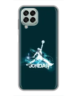 Чехол для Samsung Galaxy M33 (5G) (M336B) с картинкой «Jordan Blue Fire» Чехол для Samsung Galaxy M33 (5G) (M336B) с картинкой «Jordan Blue Fire»