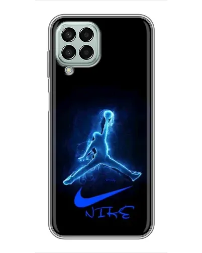Чехол для Samsung Galaxy M33 (5G) (M336B) с картинкой «Jordan Neon Blue» Чехол для Samsung Galaxy M33 (5G) (M336B) с картинкой «Jordan Neon Blue»