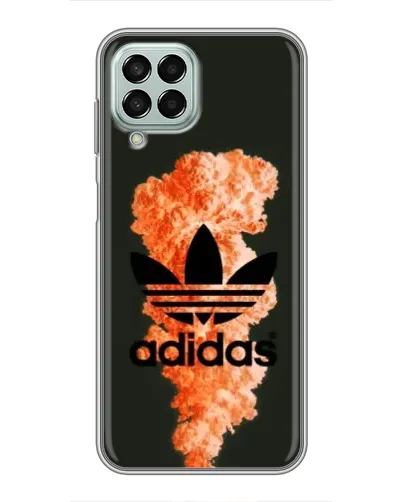 Чехол для Samsung Galaxy M33 (5G) (M336B) с картинкой «Оранжевый дым Adidas» Чехол для Samsung Galaxy M33 (5G) (M336B) с картинкой «Оранжевый дым Adidas»