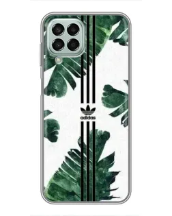 Чехол для Samsung Galaxy M33 (5G) (M336B) с картинкой «Пальмовые листья адидас»