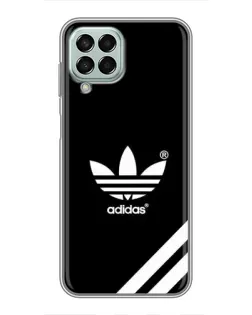 Чехол для Samsung Galaxy M33 (5G) (M336B) с картинкой «Adidas с диагональными полосами»