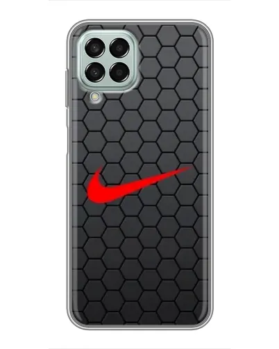 Чехол для Samsung Galaxy M33 (5G) (M336B) с картинкой «Nike — карбоновая сетка»