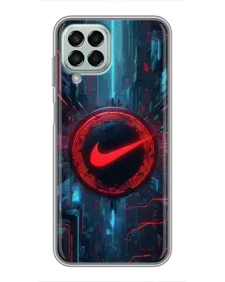 Чехол для Samsung Galaxy M33 (5G) (M336B) с картинкой «Техногенный стиль Nike»
