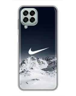 Чехол для Samsung Galaxy M33 (5G) (M336B) с картинкой «Nike — зимние горы»