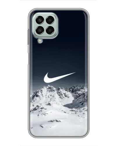 Чехол для Samsung Galaxy M33 (5G) (M336B) с картинкой «Nike — зимние горы»