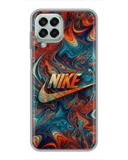 Чехол для Samsung Galaxy M33 (5G) (M336B) с картинкой «Nike в абстракции»