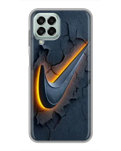 Чехол для Samsung Galaxy M33 (5G) (M336B) с картинкой «Объемный логотип Найк»