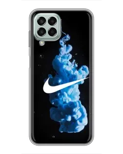 Чехол для Samsung Galaxy M33 (5G) (M336B) с картинкой «Nike и синий дым»