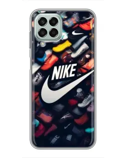 Чехол для Samsung Galaxy M33 (5G) (M336B) с картинкой «Коллекция кроссовок Nike»