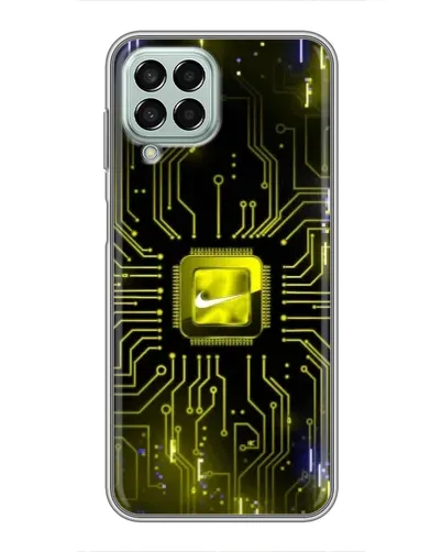 Чехол для Samsung Galaxy M33 (5G) (M336B) с картинкой «Nike — золотая искра»