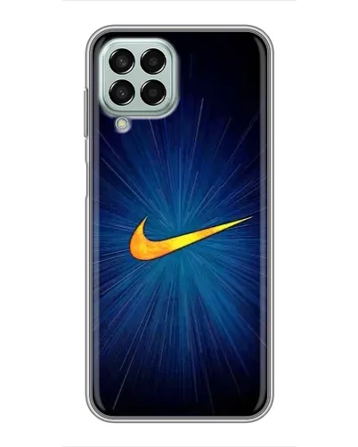 Чехол для Samsung Galaxy M33 (5G) (M336B) с картинкой «Синий пульс Nike» Чехол для Samsung Galaxy M33 (5G) (M336B) с картинкой «Синий пульс Nike»