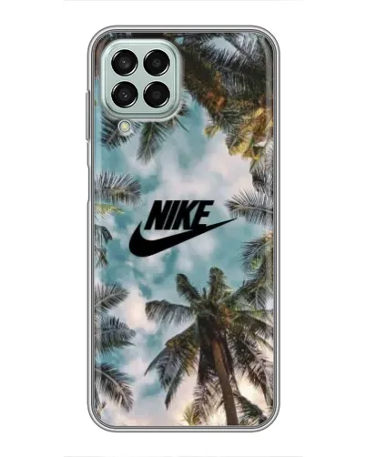 Чехол для Samsung Galaxy M33 (5G) (M336B) с картинкой «Тропический принт Nike» Чехол для Samsung Galaxy M33 (5G) (M336B) с картинкой «Тропический принт Nike»