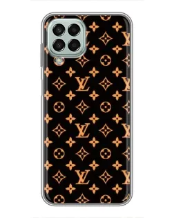 Чехол для Samsung Galaxy M33 (5G) (M336B) с картинкой «Золотая монограмма LV»