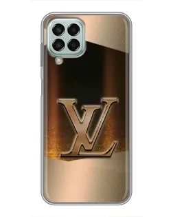 Чехол для Samsung Galaxy M33 (5G) (M336B) с картинкой «LV — золотое сияние»