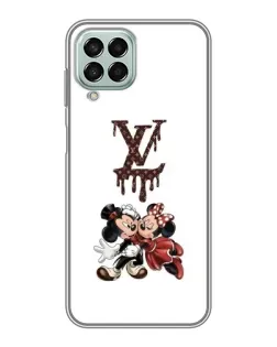 Чехол для Samsung Galaxy M33 (5G) (M336B) с картинкой «LV и Микки Маус»