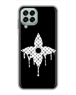 Чехол для Samsung Galaxy M33 (5G) (M336B) с картинкой «Цветочная монограмма»