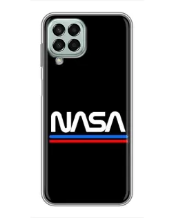 Чехол для Samsung Galaxy M33 (5G) (M336B) с картинкой «NASA — классика Red Blue»