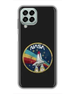 Чехол для Samsung Galaxy M33 (5G) (M336B) с картинкой «NASA — эмблема миссии»